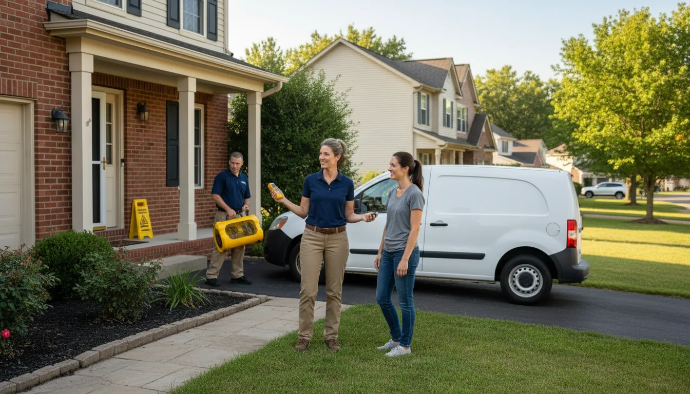 Residential water damage restoration in Honesdale, PA